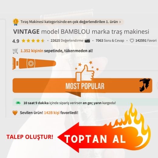 Toptan Traş Makinesi Talep Oluştur